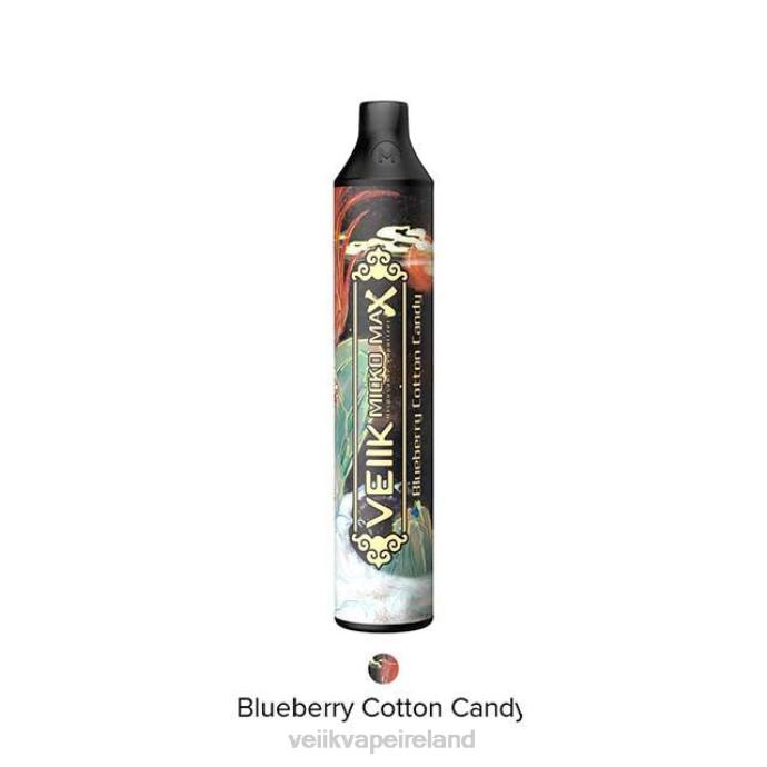 Blueberry Cotton Candy VEIIK micko lux Ireland - VEIIK Micko Max Disposable Vape 1500 Puffs 08FH14