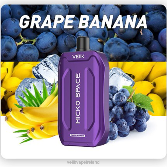 Grape Banana VEIIK micko q Ireland - VEIIK Micko Space Disposable Vape 7000 Puffs 08FH35