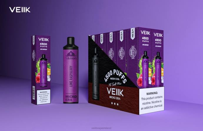 Lime Raspberry VEIIK vape review - VEIIK Micko Era 4500 Puffs Disposable 30 mg 08FH10