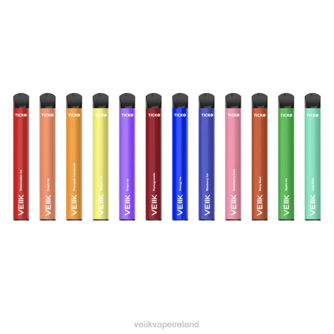 Multiple Flavors VEIIK airo pod Ireland - VEIIK Ticko Disposable Vape 1200 Puffs 08FH31