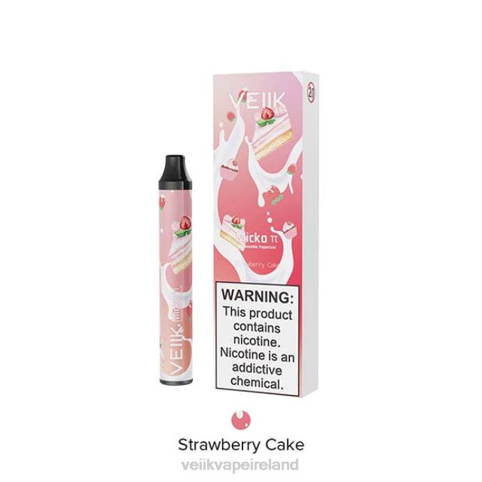 Strawberry Cake VEIIK vape Ireland - VEIIK Micko Pie Disposable Vape 600 Puffs 08FH28